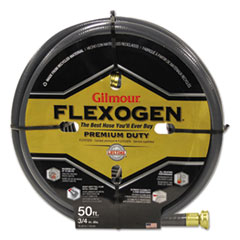 Gilmour® Eight-Ply Flexogen 10 Series Garden Hose, 3/4in x 50ft, Gray