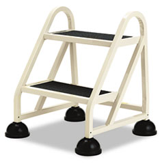 Cramer® Two-Step Stop-Step Aluminum Ladder, 23" High, Beige