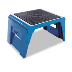 Cramer® Folding Step Stool, 300lb Cap, 14w x 11 1/4d x 9 3/4h, Blue