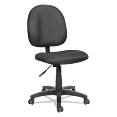 Alera Essentia Series Swivel Task Chair, Supports Up to 275 lb, 17.71" to 22.44" Seat Height, Black