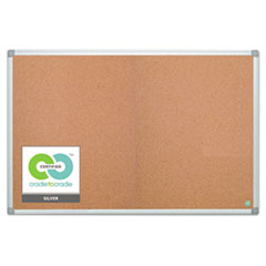 MasterVision® Earth Cork Board, 48 x 72, Aluminum Frame