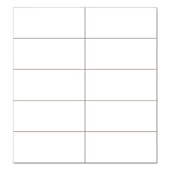 MasterVision® Dry Erase Magnetic Tape Strips, White, 2" x 7/8", 25/Pack