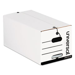String/button Storage Box, Legal, Fiberboard, White,