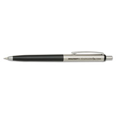 7520016558004, SKILCRAFT Stainless Elite Mechanical Pencil, 0.5 mm, F (#2.5), Black Lead, Black/Silver Barrel, 3/Pack