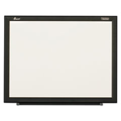 7110016511294 SKILCRAFT Quartet Non-Magnetic Melamine Dry Erase Board, 36 x 24, White Surface, Black Aluminum Frame