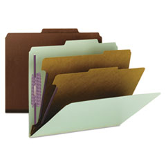 Smead® Pressboard Classification Folders with SafeSHIELD® Coated Fasteners