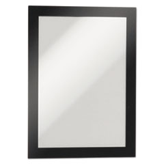 Durable® DURAFRAME Sign Holder, 5.5 x 8.5, Black Frame, 2/Pack