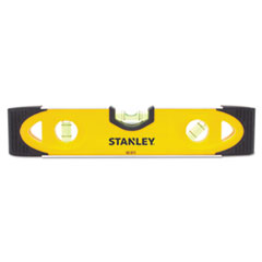 Stanley® 9" Magnetic Shock Resistant Torpedo Level, 9", Plastic