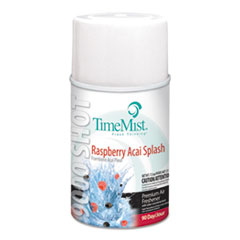TimeMist® TimeMist 9000 Shot Metered Refill, Raspberry Acai, 7.5oz, Aerosol, 4/Carton
