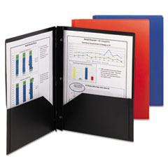 Smead® Poly Two-Pocket Folder with Fasteners