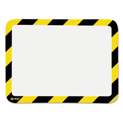 Tarifold, Inc. High Visibility Safety Frame Display Pocket-Self Adhesive,10 1/4 x 14 1/2, YW/BK