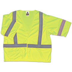 GloWear 8310HL Type R Class 3 Economy Mesh Vest, Small to Medium, Lime