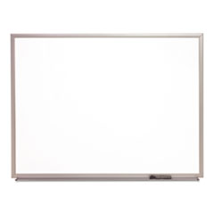 7110015680398, SKILCRAFT Dry Erase Marker Board, 72 x 48, White Surface, Silver Anodized Aluminum Frame