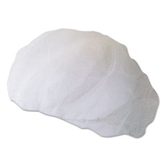 Boardwalk® Disposable Hairnets, Nylon, Large, White, 100/Pack