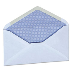 Universal® Security Envelope, 3 5/8 x 6 1/2, White, 250/Box