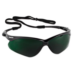KleenGuard™ V30 Nemesis Safety Eyewear, Black Frame/IRUV 5 Lens, Nylon/Polycarb