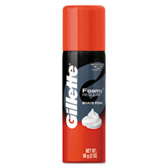 Gillette® Foamy Shave Cream, Original Scent, 2 oz Aerosol, 48/Carton