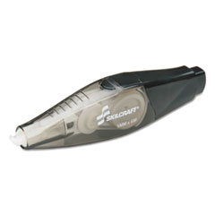 7510016143526, SKILCRAFT Retractable Pen-Style Correction Tape, Translucent Black Applicator, 0.17" x 5 m