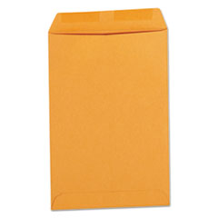 Universal® Catalog Envelope, 24 lb Bond Weight Kraft, #1, Square Flap, Gummed Closure, 6 x 9, Brown Kraft, 500/Box