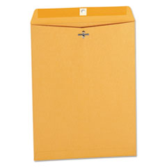 Universal® Kraft Clasp Envelope, #12 1/2, Square Flap, Clasp/Gummed Closure, 9.5 x 12.5, Brown Kraft, 100/Box