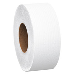 Scott® Essential JRT Jumbo Roll Bathroom Tissue, Septic Safe, 1-Ply, White, 2,000 ft, 12 Rolls/Carton