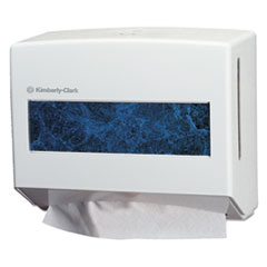 Kimberly-Clark Professional* Scottfold Compact Towel Dispenser, 13.3 x 10 x 13.5 Pearl White