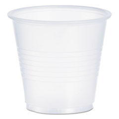 Dart® High-Impact Polystyrene Cold Cups, 3.5 oz, Translucent, 100/Pack