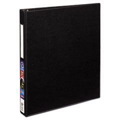 Avery® Durable Binder with Slant Rings, 11 x 8 1/2, 1", Black
