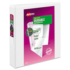 Avery® Durable View Binder with DuraHinge® and Slant Rings