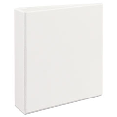 Durable View Binder with DuraHinge and EZD Rings, 3 Rings, 2" Capacity, 11 x 8.5, White, (9501)