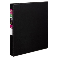 Avery® Durable Non-View Binder with DuraHinge and Slant Rings, 3 Rings, 1" Capacity, 11 x 8.5, Black