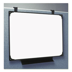 7520014545704, SKILCRAFT Dry Erase Marker Board Cubie, 29 x 38.5, Melamine White Surface, Black Frame