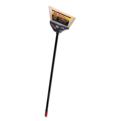 O-Cedar® Commercial MaxiPlus Professional Angle Broom, 51" Handle, Black, 4/Carton