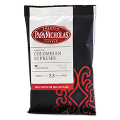 PapaNicholas® Coffee Premium Coffee, Colombian Supremo, 18/Carton