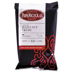 PapaNicholas® Coffee Premium Coffee, Hazelnut Creme, 18/Carton