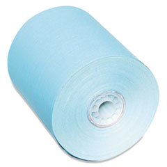 Iconex™ Direct Thermal Printing Paper Rolls, 0.45" Core, 3.13" x 230 ft, Blue, 50/Carton