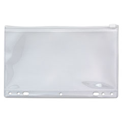 Angler's Zip-All Ring Binder Pocket, 6 x 9.5, Clear