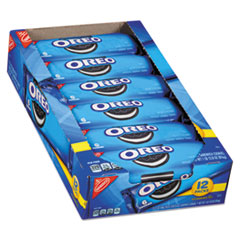 Nabisco® Oreo Cookies Single Serve Packs, Chocolate, 2.4 oz Pack, 6 Cookies/Pack, 12 Packs/Box