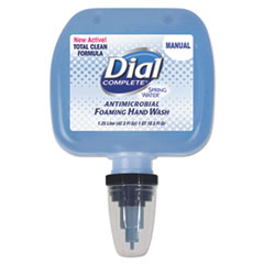 Dial® Professional Antibacterial Foaming Hand Wash, Spring Water, 1.25 L, 3/Carton