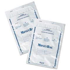 SecurIT® Tamper-Evident Deposit Bag, Plastic, 9 x 12, White, 100/Pack
