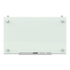 Quartet® Infinity Magnetic Glass Dry Erase Cubicle Board, 30 x 18, White Surface