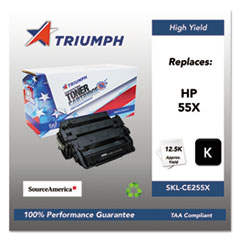 Triumph™ 751000NSH1098 Remanufactured CE255X (55X) High-Yield Toner, 12,500 Page-Yield, Black