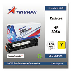 Triumph™ 751000NSH1286 Remanufactured CE412A (305A) Toner, 2,600 Page-Yield, Yellow