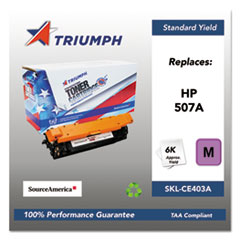 Triumph™ 751000NSH1282 Remanufactured CE403A (507A) Toner, 6,000 Page-Yield, Magenta