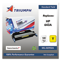 Triumph™ 751000NSH0285 Remanufactured Q5952A (643A) Toner, 10,000 Page-Yield, Yellow