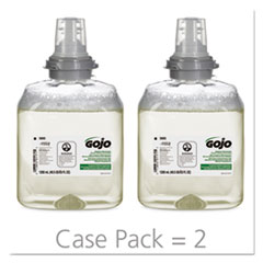 GOJO® TFX Green Certified Foam Hand Cleaner Refill, Unscented, 1,200 mL, 2/Carton