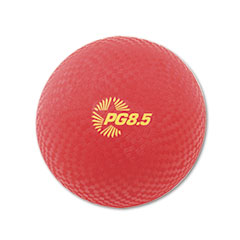 Champion Sports Playground Ball, 8-1/2" Diameter, Red