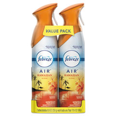 Febreze® AIR, Hawaiian Aloha, 8.8 oz Aerosol, 2/Pack, 6 Pack/Carton