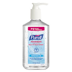 PURELL® Advanced Hand Sanitizer Refreshing Gel, 12 oz Pump Bottle, Clean Scent