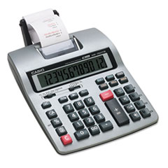 Casio® HR-150TM Two-Color Printing Calculator, Black/Red Print, 2.4 Lines/Sec